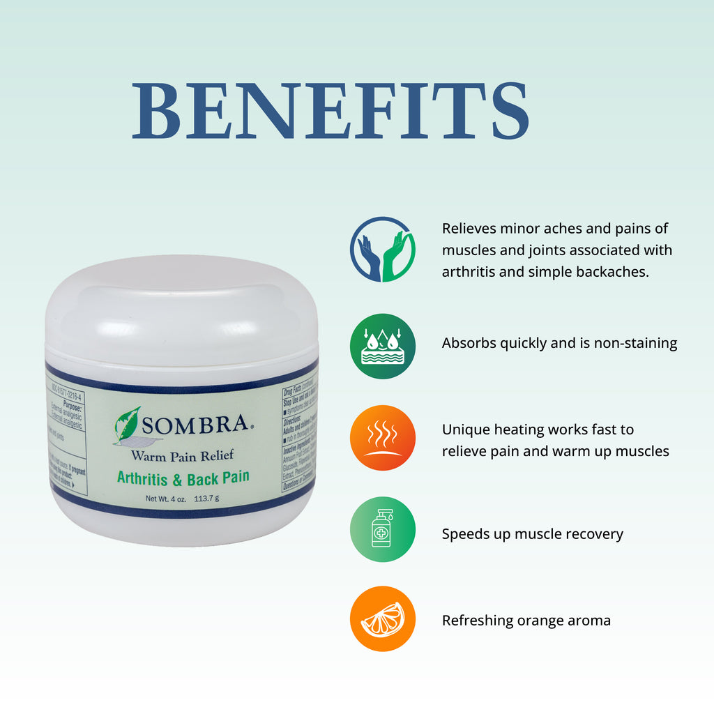 Sombra® PLUS CBD Warm Pain Relief 4oz